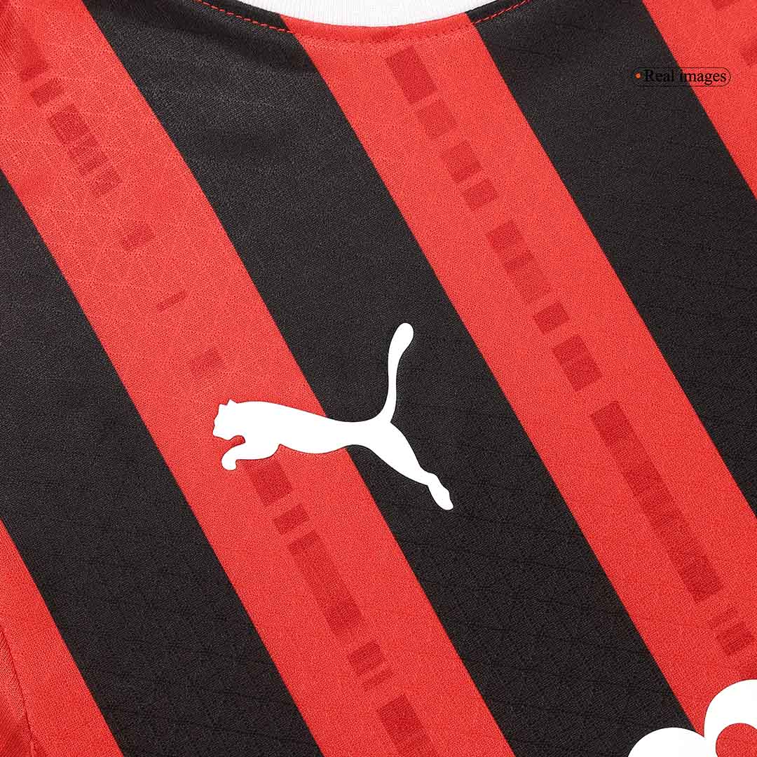 Camisola de futebol aut¨ºntica RAFA LEAO #10 AC Milan Home 2024/25