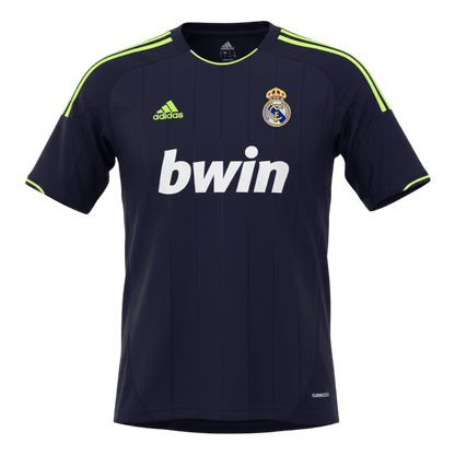 Retrô Real Madrid Fora Camisa 2012/13 Preto