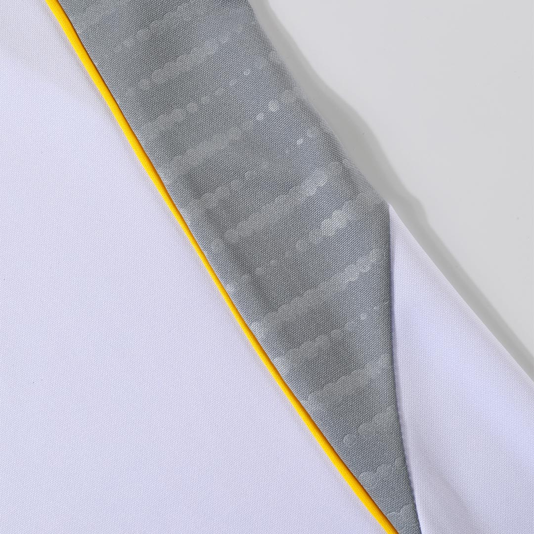 Real Madrid Zíper Moletom Conjunto (Top+Calças) 2025/26 Branco