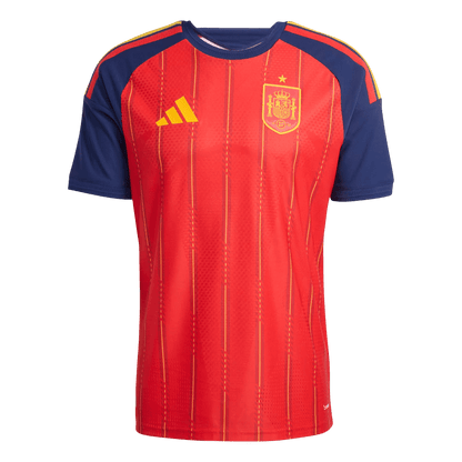 Versão do Jogador Spain Casa World Cup Futebol Camisas 2026 Vermelho