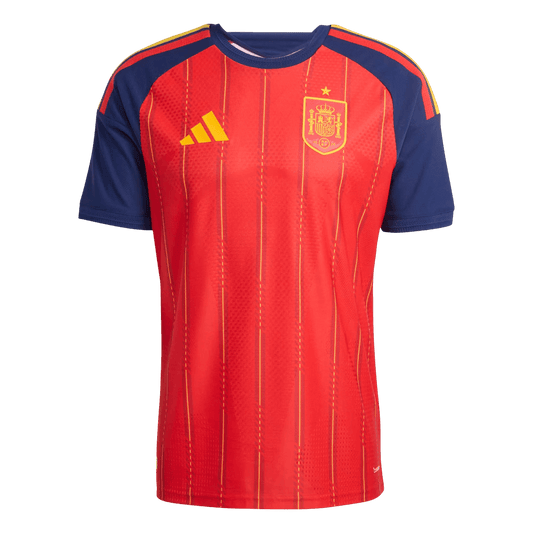 Versão do Jogador Spain Casa World Cup Futebol Camisas 2026 Vermelho
