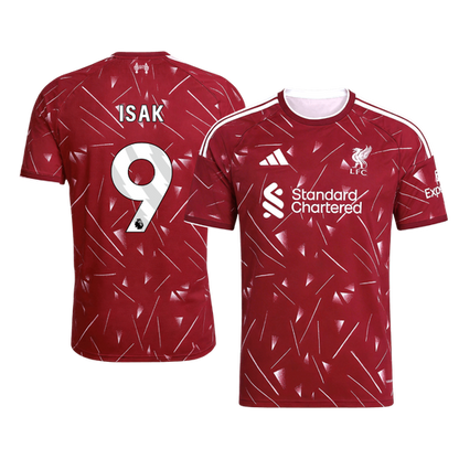 【Super Qualidade】ISAK #9 Liverpool
 Casa Futebol Camisa 2026/27 Vermelho