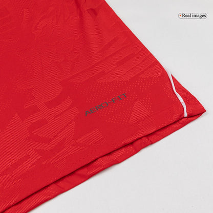 Versão do Jogador RICE #4 England Fora Copa do Mundo Futebol Camisas 2026 Vermelho
