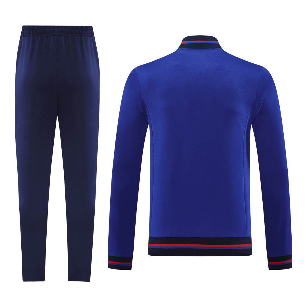 Olympique Lyonnais Treino Jaqueta Conjunto (Jaqueta+Calças) 2025/26 Azul