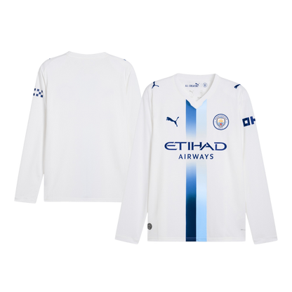 Manchester City Terceira Manga comprida Camisa 2026/27 Branco