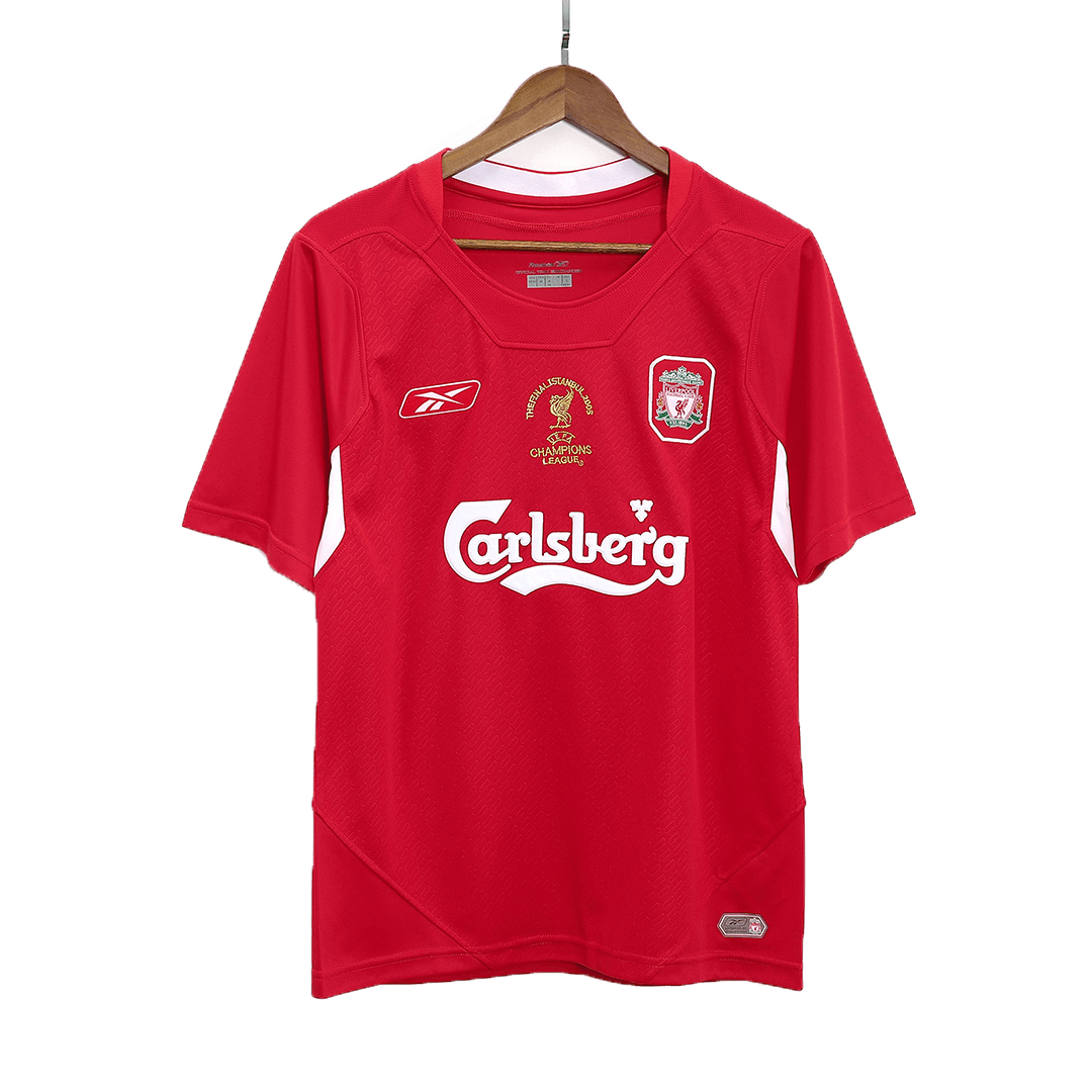 Camisola de futebol retro do Liverpool 2005 - UCL