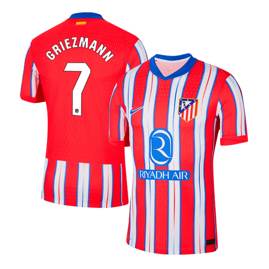 GRIEZMANN #7 Atlético de Madrid Home 2024/25 Authentic Football Shirt