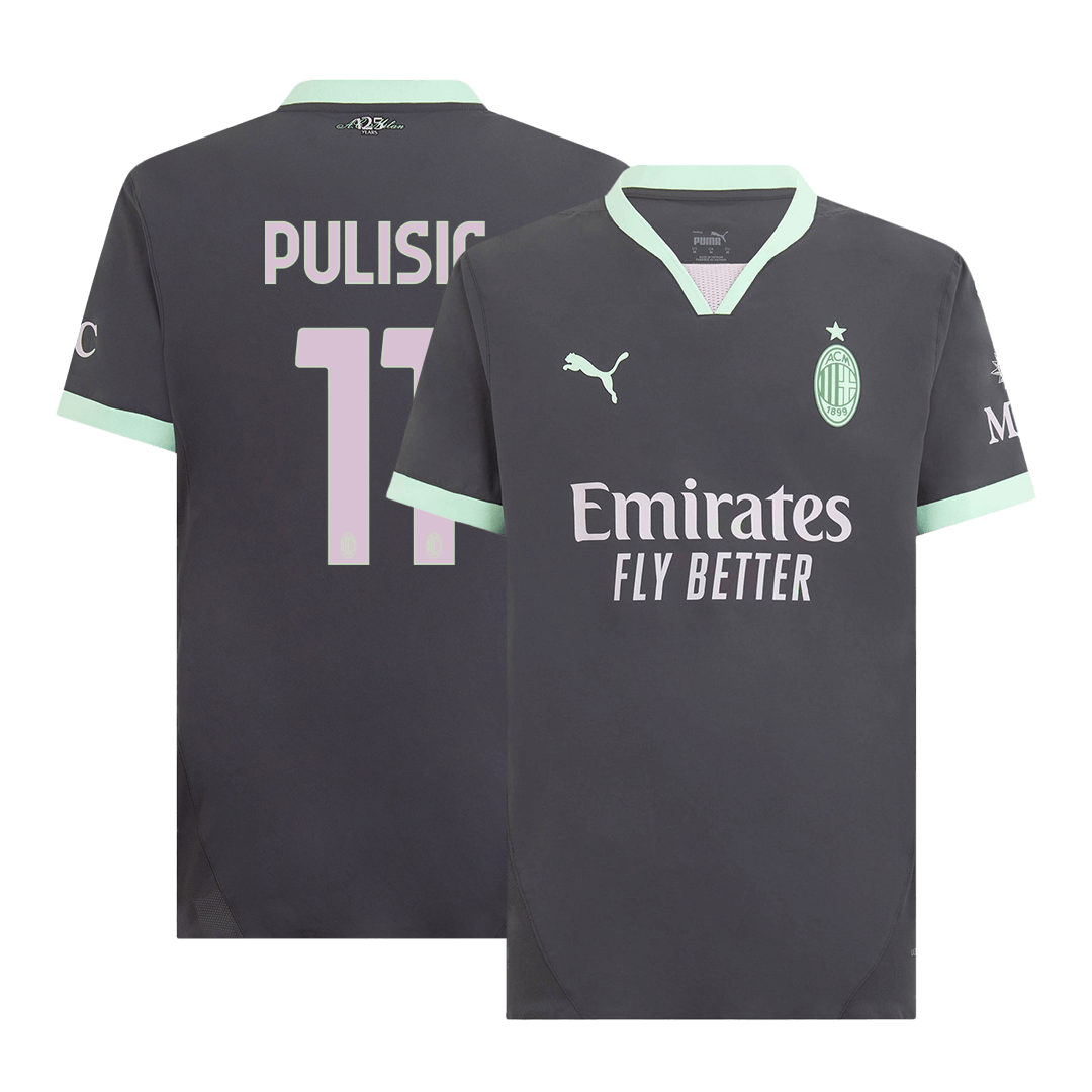 PULISIC #11 AC Milan Third Away 2024/25 Authentic Football Shirt