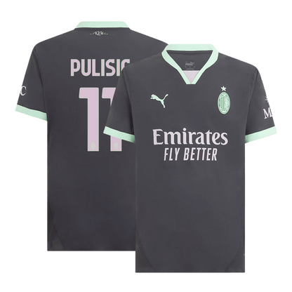 Camisola de futebol autêntico PULISIC #11 AC Milan Third Away 2024/25