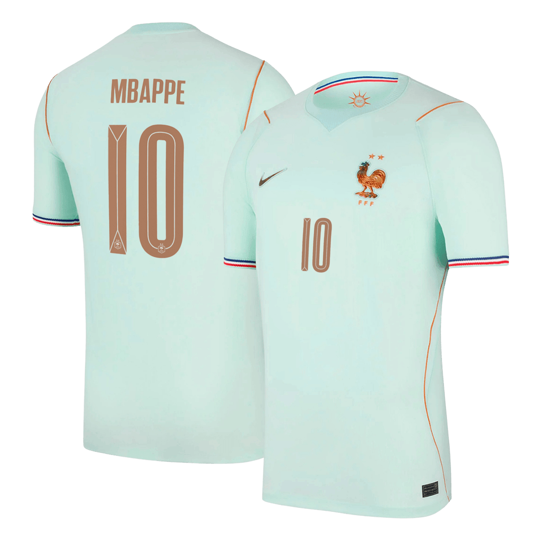 MBAPPE #10 France Fora Copa do Mundo Camisa 2026 Azul - camisola de futebol para adeptos em