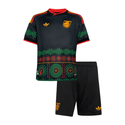 Jamaica Infantil Fora Copa do Mundo World Cup Futebol Camisa 2026 Preto - camisola de futebol para adeptos em