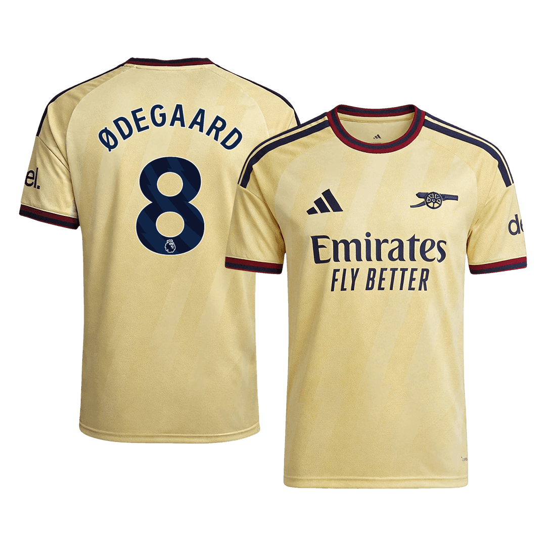 Versão do Jogador ØDEGAARD #8 Arsenal Terceira Futebol Camisas 2026/27 Amarelo