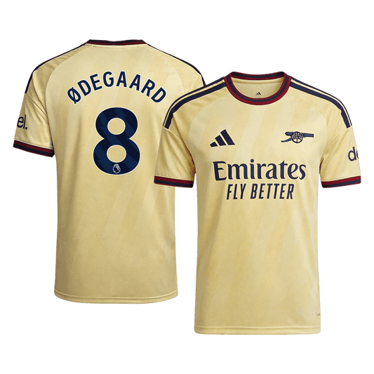 Versão do Jogador ØDEGAARD #8 Arsenal Terceira Futebol Camisas 2026/27 Amarelo