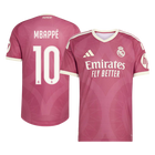 Versão do Jogador MBAPPÉ #10 Real Madrid Terceira Futebol Camisas 2026/27 Rosa