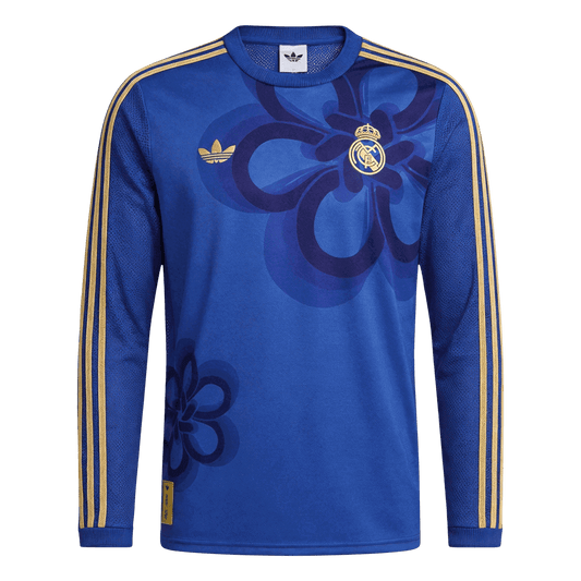 Real Madrid Manga comprida Camisa 2025/26 Azul camisola de futebol