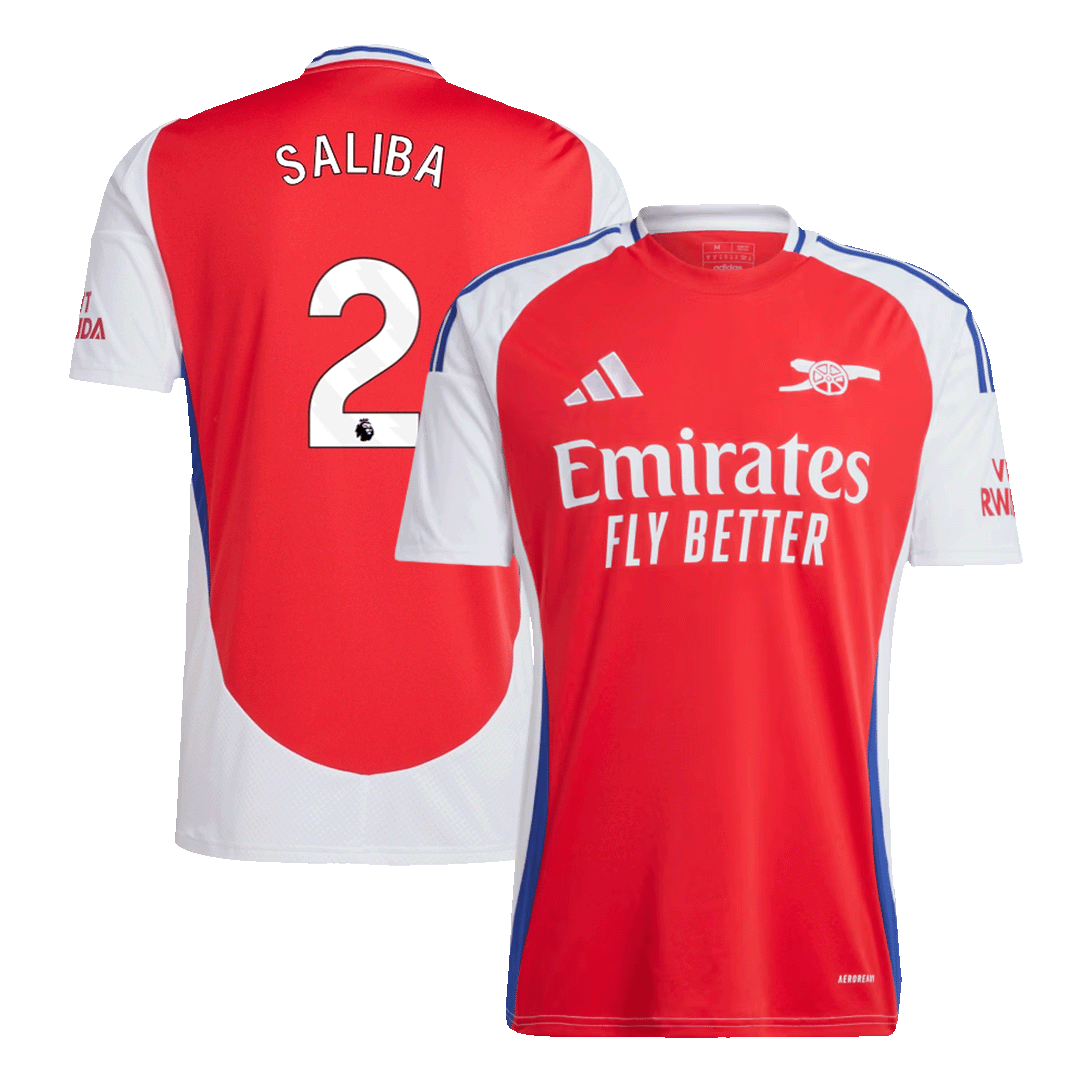 SALIBA #2 Arsenal Home football shirt 2024/25