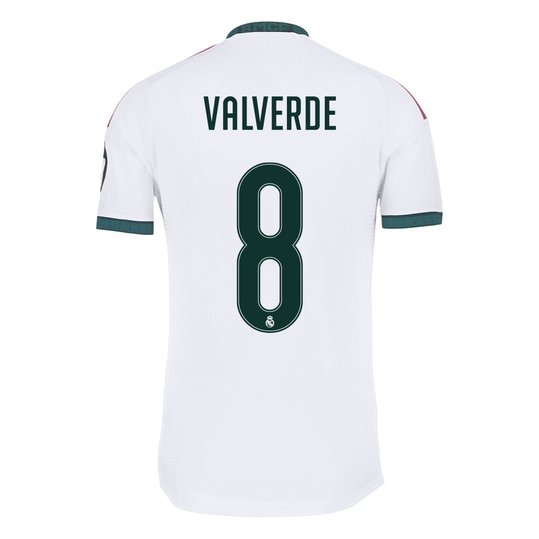 Versão do Jogador VALVERDE #8 Real Madrid Casa Futebol Camisas 2026/27 Branco