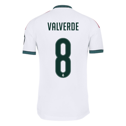 Versão do Jogador VALVERDE #8 Real Madrid Casa Futebol Camisas 2026/27 Branco