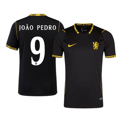 JOÃO PEDRO #9 Chelsea Fora Camisa 2026/27 Preto UCL