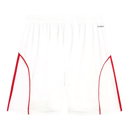 Arsenal Casa Calções 2025/26 Branco
