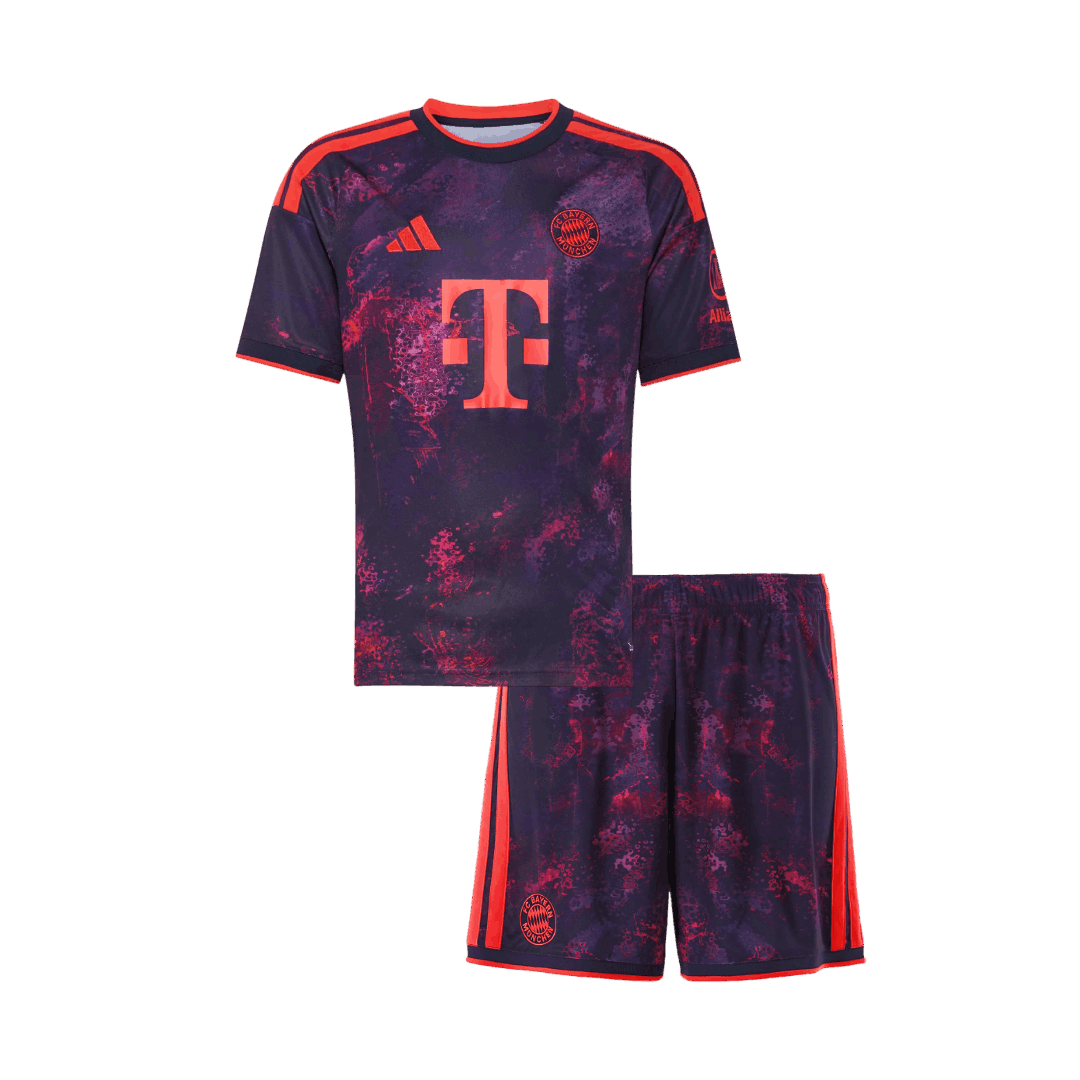 Bayern Munich Infantil 
 Terceira Futebol Camisa 2026/27 Roxo
