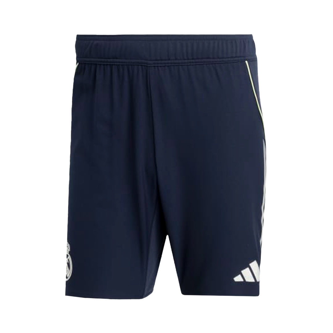 Autêntico Real Madrid Fora Camisa Conjunto (Camisola + Calções) 2025/26- Marinha