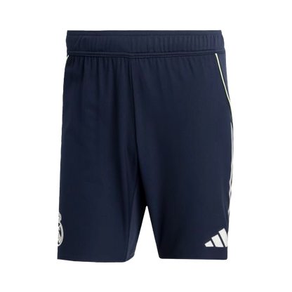 Autêntico Real Madrid Fora Camisa Conjunto (Camisola + Calções) 2025/26- Marinha