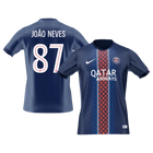 【Super Qualidade】JOÃO NEVES #87 PSG
 Casa Futebol Camisa 2025/26 Marinha