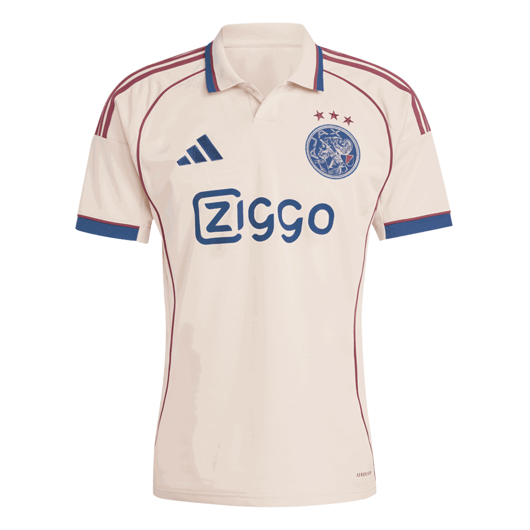 Ajax Fora Terceira Camisa 2025/26 Branco