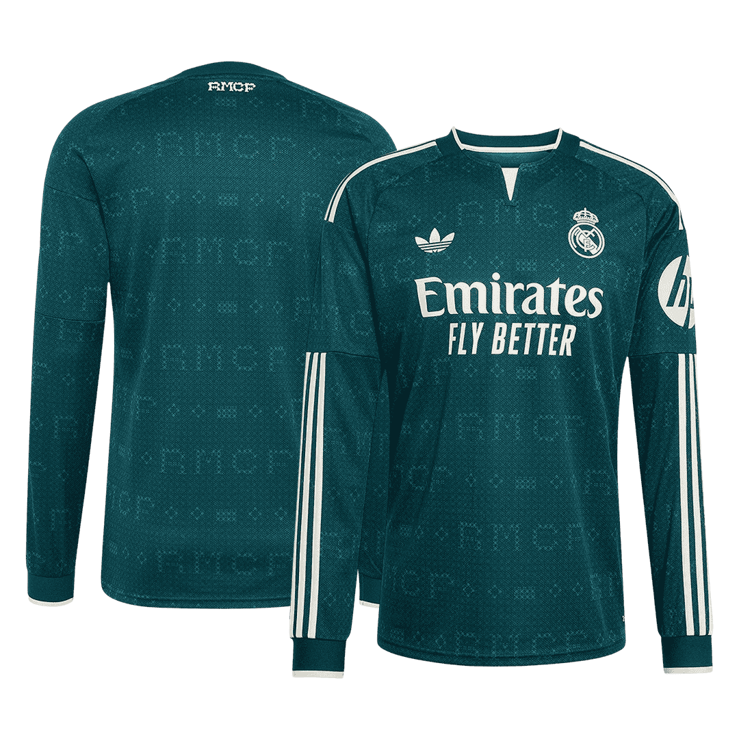 Real Madrid Fora Manga comprida Camisa 2026/27 Verde