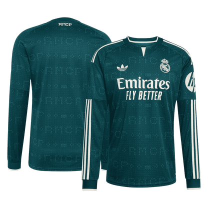 Real Madrid Fora Manga comprida Camisa 2026/27 Verde