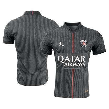 Versão do Jogador PSG Quarta Futebol Camisas 2025/26 Preto