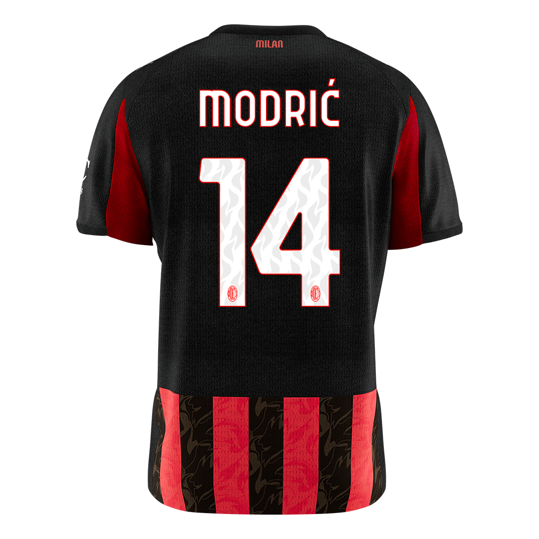 【Super Qualidade】MODRIĆ #14 AC Milan
 Casa Futebol Camisa 2025/26