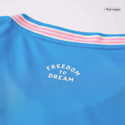 Inter Miami CF Fora Terceira Camisa Conjunto (Camisola + Calções) 2025- Azul