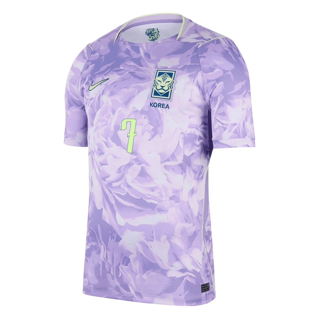 HEUNGMIN #7 South Korea Fora Copa do Mundo Camisa 2026 Roxo