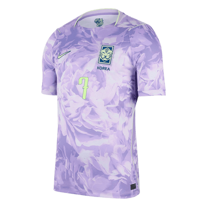 HEUNGMIN #7 South Korea Fora Copa do Mundo Camisa 2026 Roxo