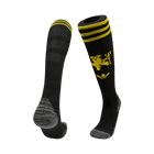 Infantil Manchester United Terceira Meias 2025/26 Preto