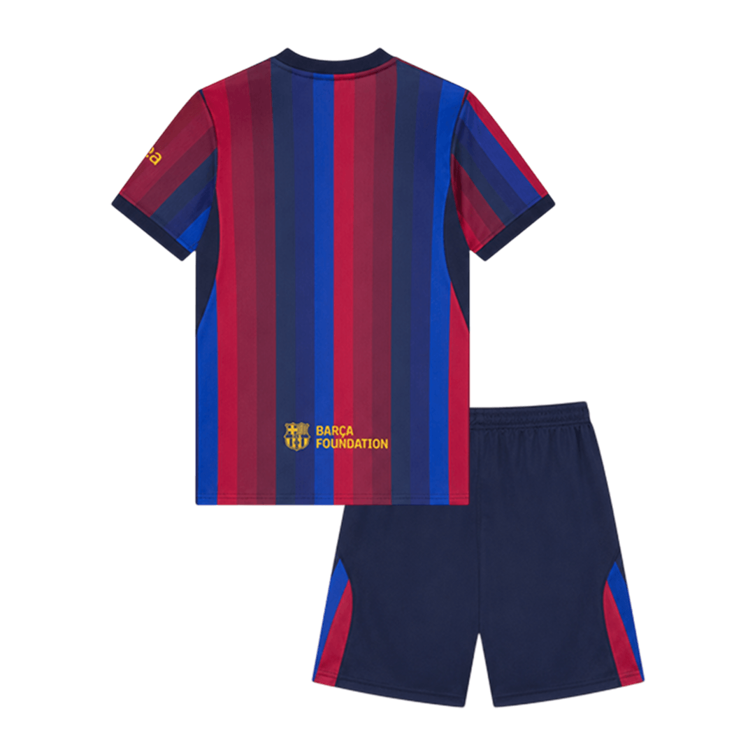Barcelona Infantil 
 Casa Futebol Camisa 2026/27 Vermelho&Azul