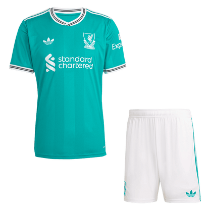 Liverpool Terceira Camisa Conjunto(Camisa+Calções) 2025/26 Verde