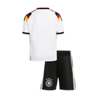 Alemanha Infantil  Casa Copa do Mundo Futebol Camisa Conjunto (Camisa+Shorts) 2026 Branco