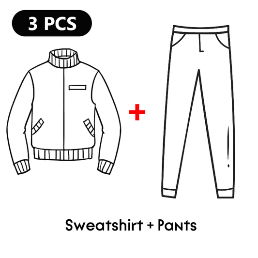 Exclusive Live Stream Discount (60% Off For 3 Pcs) - Sweatshirt + Pants