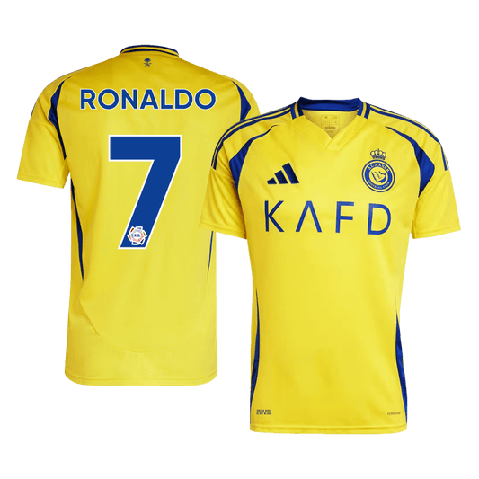 Custom Al Nassr Jersey RONALDO #7 Home Football Shirt 2024/25