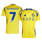 RONALDO #7 Camisola personalizada Camisola de futebol Al Nassr Home 2024/25