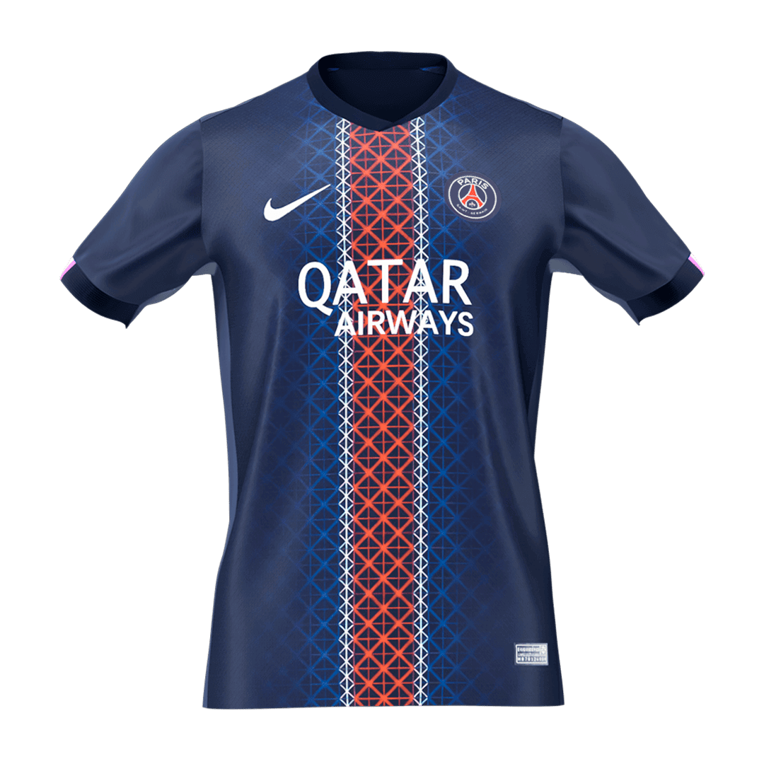 【Super Qualidade】 PSG
 Casa Futebol Camisa 2025/26 Marinha
