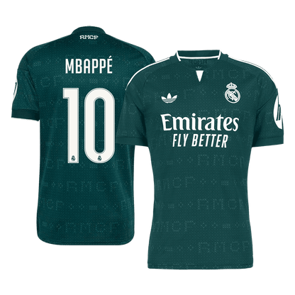 MBAPPÉ #10 Real Madrid Fora Camisa 2026/27 Verde