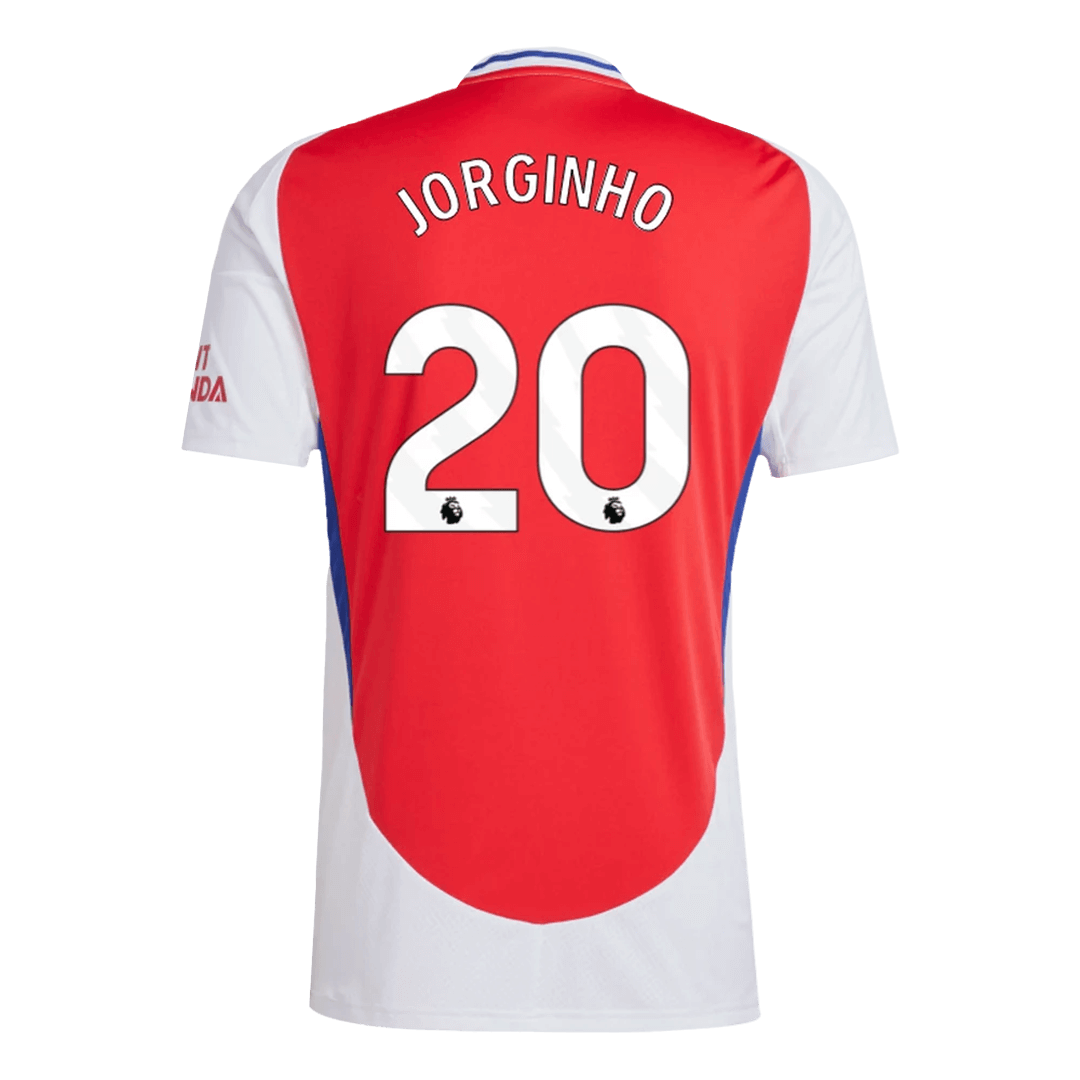 JORGINHO #20 Arsenal Home Football Shirt 2024/25 Football Kit UK