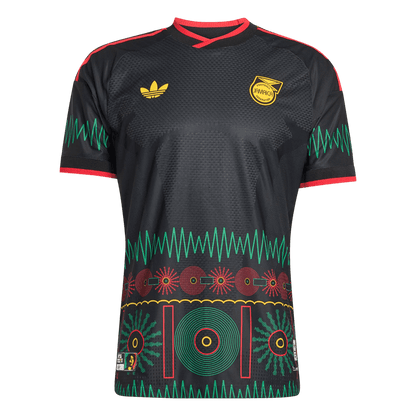 Versão do Jogador Jamaica Fora Copa do Mundo Futebol Camisas 2026 Preto