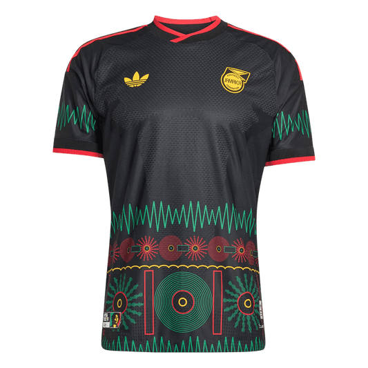 Versão do Jogador Jamaica Fora Copa do Mundo Futebol Camisas 2026 Preto