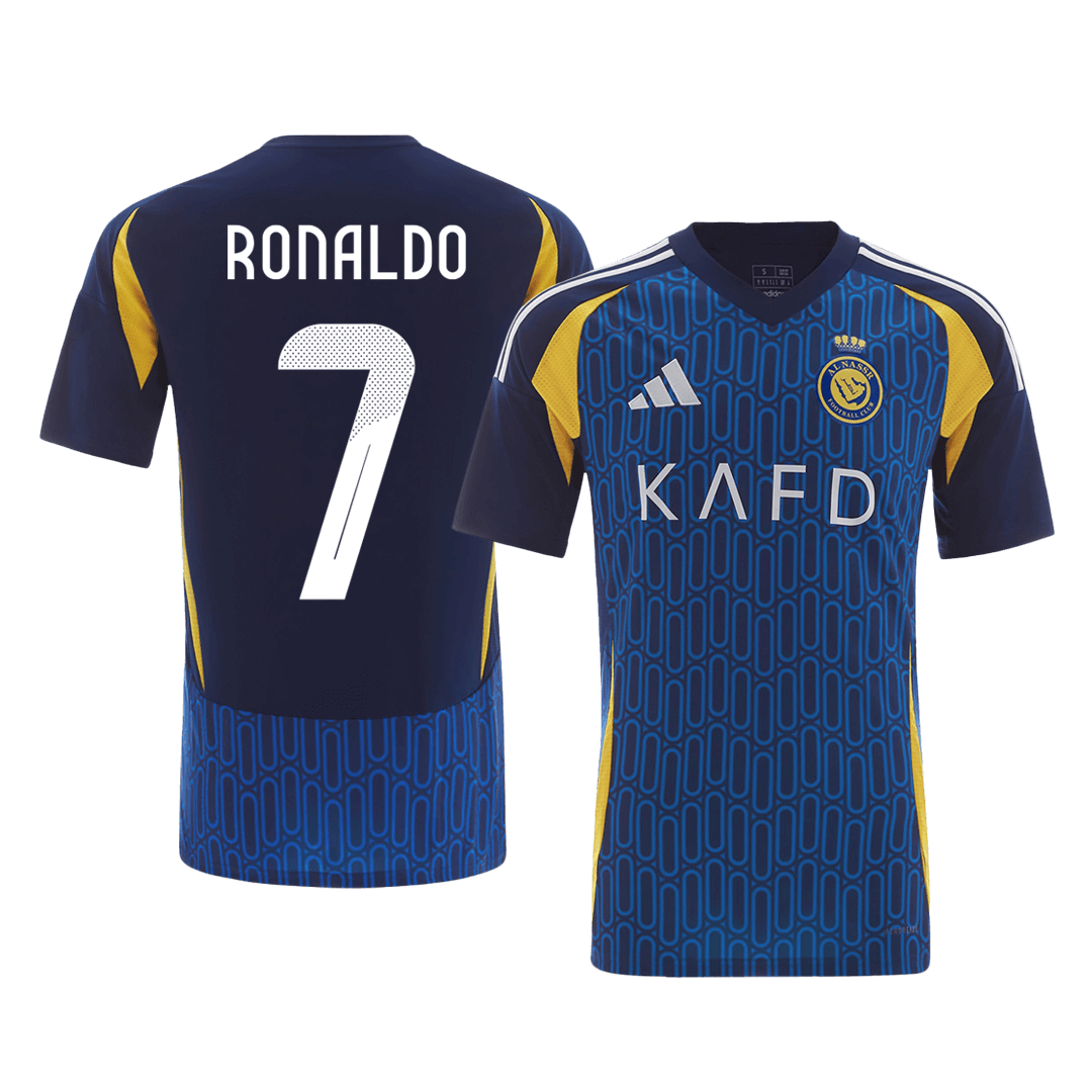 Camisola de futebol RONALDO #7 Al Nassr fora de casa 2024/25 ACL