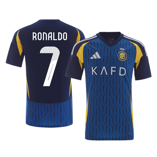 Camisola de futebol RONALDO #7 Al Nassr fora de casa 2024/25 ACL